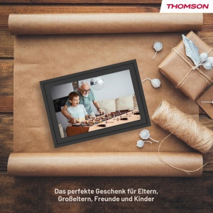 Rama foto digitala Thomson 10, touchscreen HD, 32 GB, Wi-Fi, negrualb - Img 11