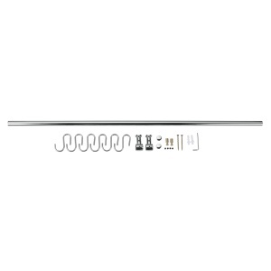 Rama metalica Lonardo cu 6 carlige, 78 cm, cromata - Img 2