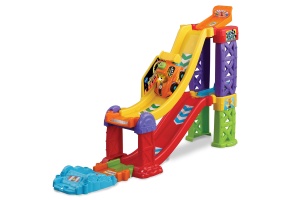 Rampa de actiune 3-in-1 Vtech Tut Tut Baby Flitzer cu masinuta, pentru 1-5 ani