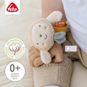Rasdel pentru bebelusi FehnNatur model O48353 din bumbac organic cu design de oaie - Img 3