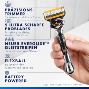 Rasierer Gillette Fusion5 Proglide Power, Metal, Negru - Img 6