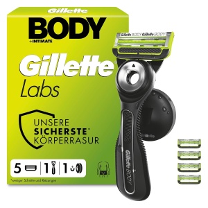 Rasierer pentru corp si zone intime GilletteLabs, 5 lame, sistem de protectie