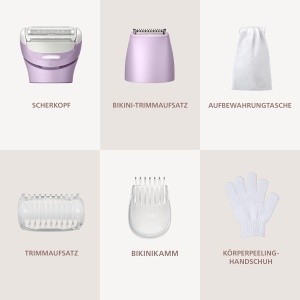 Rasitor electric pentru femei Philips Lady Shaver Series 8000, 100 min autonomie, 3 lame - Img 9
