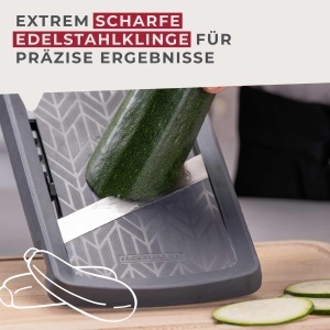 Rasnita de legume Fackelmann din otel inoxidabil, 4 grosimi de taiere - Img 6