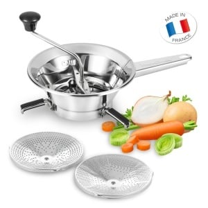Rasnita manuala legume Moulinex Classic A40106, otel inoxidabil, usor de curatat - Img 2