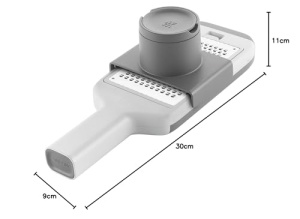 Rasnita multifunctionala ZWILLING Z-Cut, 4 lame din otel inoxidabil, culoare gri - Img 10