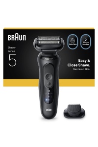 Rasoir electric Braun Series 5 52-N1200S, 50 minute autonomie, negru