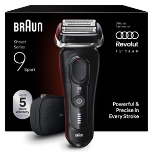 Rasoir electric Braun Series 9 Sport 9110si, negru, 60 min autonomie