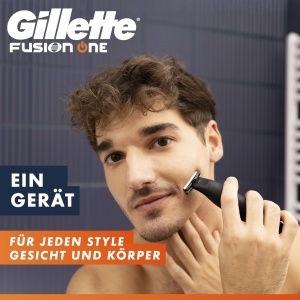 Rasoir electric Gillette Fusion One, negru, cu 45 minute autonomie, multifunctional - Img 2