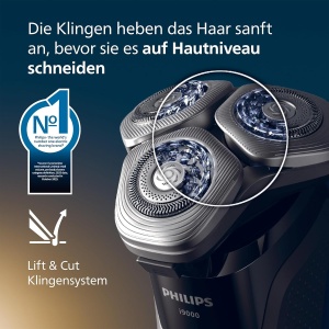 Rasoir electric Philips i9000, negru, cu trimmer integrat si ladestation - Img 3