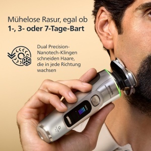 Rasoir electric Philips i9000 Prestige Ultra, 51 stilizator barba, crom - Img 5