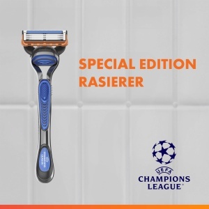Rasoir Gillette Fusion5, editie speciala UEFA Champions League, 5 lame, albastru - Img 8