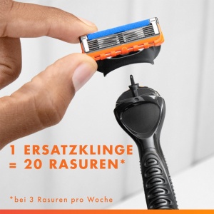 Rasoir pentru barbati Gillette Fusion5, 5 lame, negru, cu trimmer de precizie - Img 7