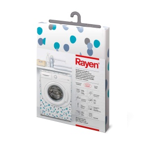 Rayen Husa Protectie pentru Masina de Spalat si Uscator Frontloader 84x60x60 cm Impermeabila cu Fermuar - Img 5