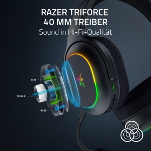 Razer Barracuda X Chroma Gaming Headset Wireless Negru RGB 70h Autonomie - Img 5