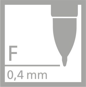 Rechizita STABILO PALETTE Refill - Cartus pentru Tintenroller, 0.4 mm, 3 culori - Img 3