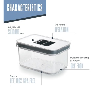 Recipient pentru alimente Lacor 64627, 0,7 litri, BPA-free, cu capac etans - Img 3