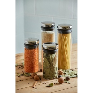 Recipient pentru pastrarea alimentelor WMF Depot 1L sticla si inox aromadens design elegant - Img 2