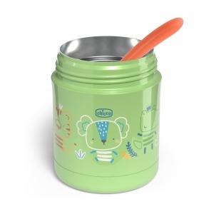 Recipient termic Chicco, 300 ml, inox, verde - Img 4