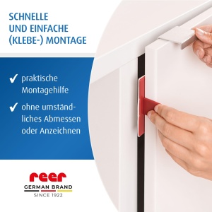 Reer 71081 Incuietoare dulap pentru usi duble, de la expertul svab in siguranta copilului gri - Img 4