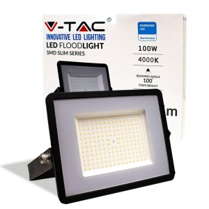 Reflector LED V-TAC 100W cu Chip Samsung, 8200 Lumen, Negru