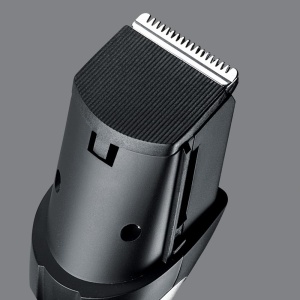 Remington Beard Trimmer Men [auto-ascutire. Lame ceramice / 0,4-18 mm] Set de tuns barba (cadran cu 9 setari de lungime de la 1,5 mm, retea / baterie, indicator de incarcare LED, aparat de tuns par lung) MB320C - Img 6