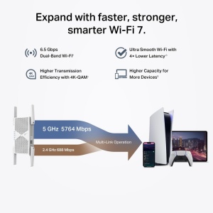 Repetitor Wi-Fi TP-Link RE405BE, 6.5 Gbps, Dualband, 2.5 Gbps Port Ethernet - Img 4