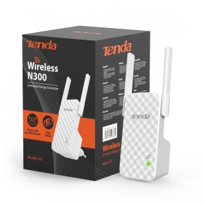 Repetitor WLAN Tenda A9, N300, 2 antene externe, 300 Mbps