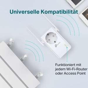 Repetor Wi-Fi TP-Link TL-WA860RE cu priza (300 Mbit/s, amplificator Wi-Fi, priza integrata, port LAN, control aplicatie, compatibil cu toate dispozitivele Wi-Fi obisnuite) alb - Img 8