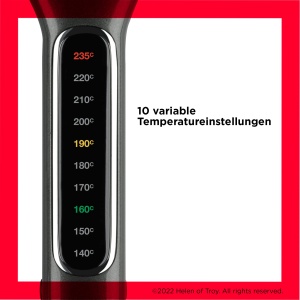 Revlon Double Straight (design cu placi duble, tehnologie avansata cupru-ceramica, afisaj LED, sistem inteligent de stocare a temperaturii, 10 setari de temperatura de pana la 235 deg C) RVST2204E - Img 6