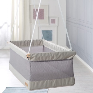 Roba Hangebettchen Safe Asleep, Patut Suspendat 90x45 cm, Culoare Gri - Img 2