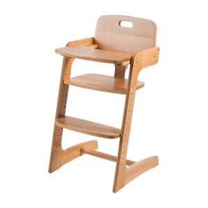 roba Stair High Chair Kid Up - Scandura detasabila - Scaun inalt in crestere pentru bebelusi si copii - cu curea in 3 puncte - lemn natural - Img 4