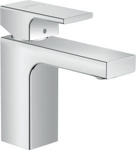 Robinet baie hansgrohe Vernis Shape, crom, economisire apa, inaltime 95 mm