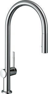 Robinet de bucatarie hansgrohe Talis M54, crom, 360 rotire, dus extractibil