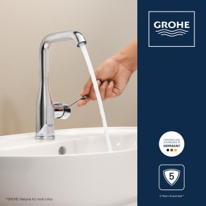 Robinet pentru chiuveta GROHE Essence 23541001, crom, inaltime 24cm, design durabil - Img 3