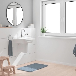 Robinet pentru chiuveta GROHE Feel, crom, cu maner metalic, L-Size - Img 3