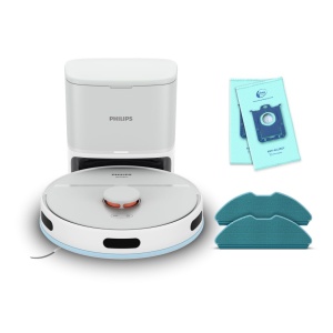Robot aspirator Philips HomeRun Seria 2000 XU210020 2-in-1 2700 Pa functie mop navigatie laser alb - Img 2