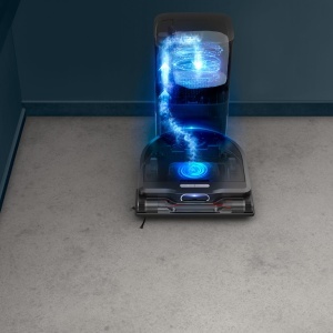 Robot aspirator Rowenta Xplorer S220 RR9495WH Lasernavigatie Functie mop vibratie Absorbtie automata NegruMetal - Img 9
