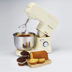 Robot de bucatarie Ariete Pastamatic Gourmet 1596 Beige 10 viteze Mixer din sticla 15L - Img 10