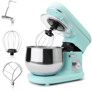 Robot de bucatarie Bomann(r) 1100 wati | Masina de framantat 5L | incl. carlige de aluat, carlige de amestecare si fierberi de zapada | pentru aluat de pana la 3 kg | cutie de viteze speciala robusta | Robot de bucatarie | Masina de aluat KM 6030 CB menta - Img 1