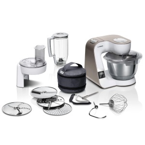 Robot de bucatarie Bosch MUM5XW20, 1000 W, bol inox 3,9 L, alb
