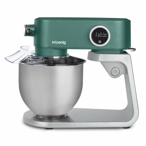 Robot de bucatarie HKoenig KM128 800W 5L 8 viteze verde mat - Img 5