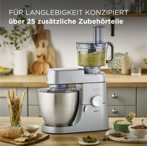Robot de bucatarie Kenwood Chef XL KVL4100S, 6.7L, 1200W, argintiu - Img 2