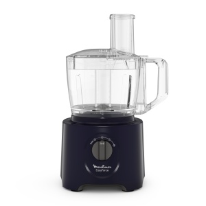 Robot de bucatarie multifunctional Moulinex Easy Force, 800 W, 25 de functii, 2 niveluri de viteza + puls, 6 accesorii, inclusiv mixer cu suport, FP247810 compact, albastru miezul noptii - Img 3