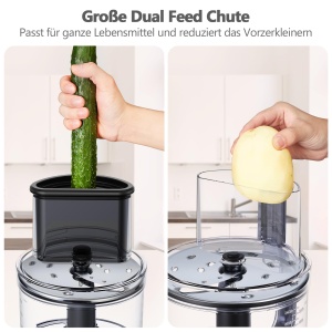 Robot multifunctional de bucatarie YASHE 11-in-1 1300W 25L bol 15L blender functie Puls - Img 4