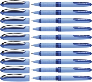 Roller cu cerneala Schneider 183503, 0.5 mm, albastru, cu grip ergonomic