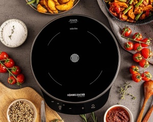 ROMMELSBACHER cu o singura plita CTA 1800IN camping inductie design rotund compact si cu economie de spatiu 9 niveluri de putere comutator POWER - lim - Img 3