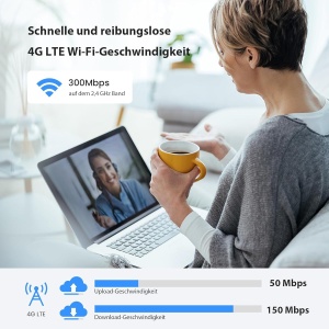 Router 4G Tenda 4G03 Pro, LTE, 150 Mbits, 300 Mbits WLAN - Img 3