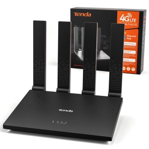 Router 4G Tenda N300 4G03 Pro V2.0, viteza 150 Mbps, dual SIM