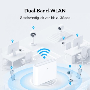 Router 5G TCL HH515L, Wi-Fi 6 Dual-Band, 4.67 Gbps, 128 dispozitive - Img 4
